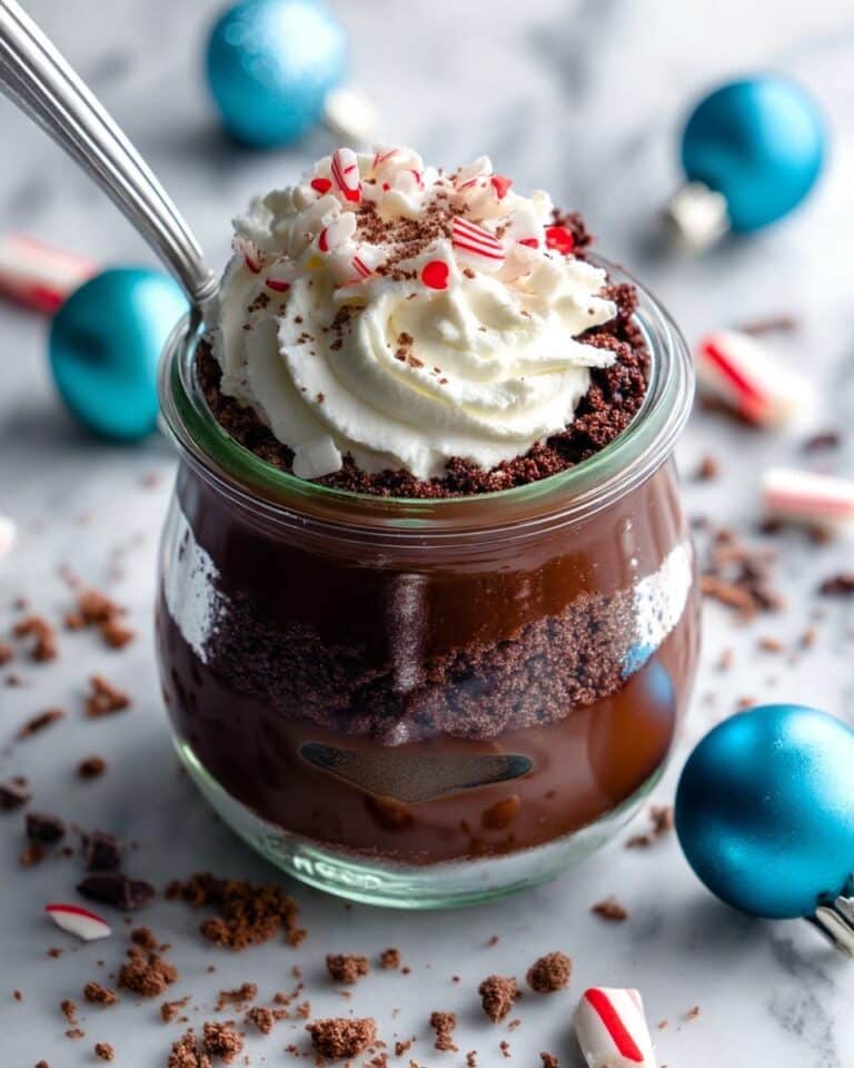 Peppermint Chocolate Pudding Parfaits Recipe