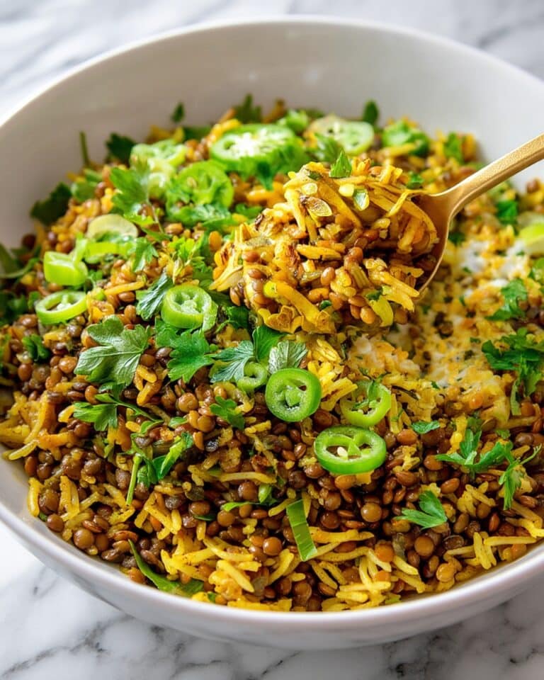 Easy Mediterranean Lentils and Rice Recipe