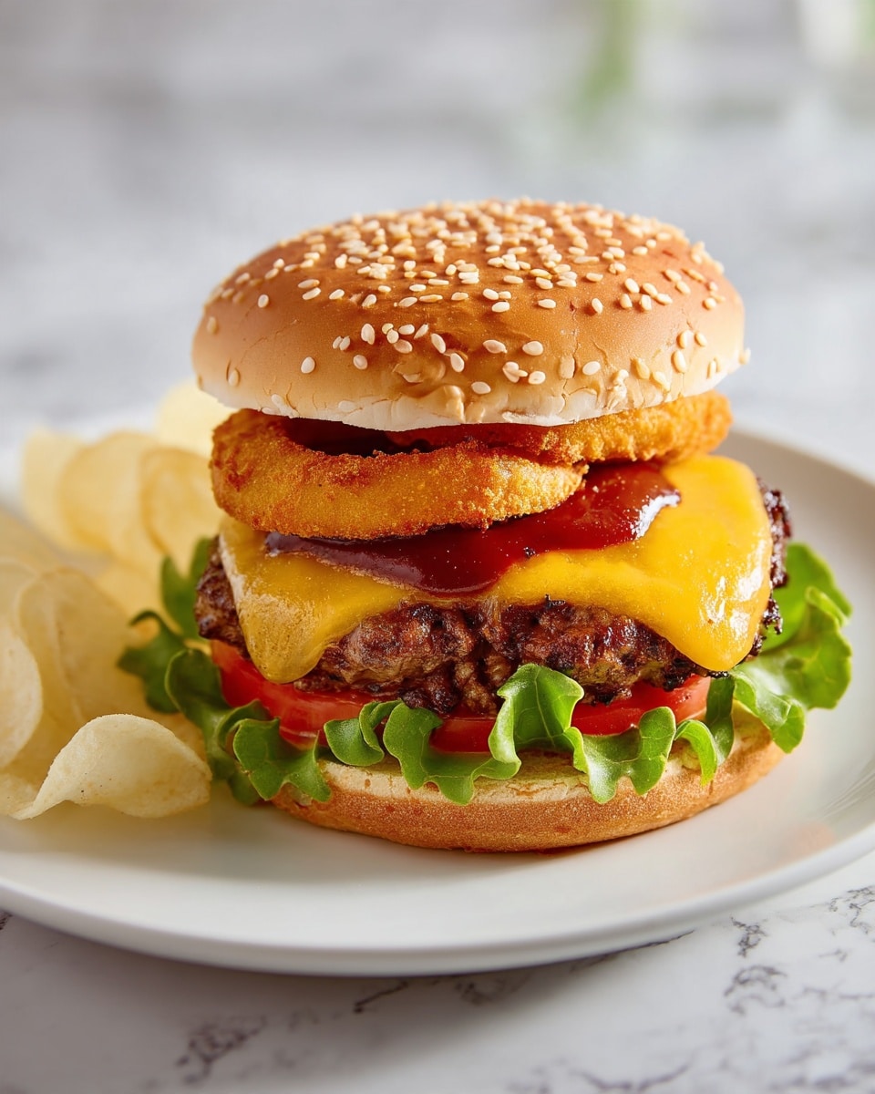 Honey BBQ Cowboy Burgers Recipe