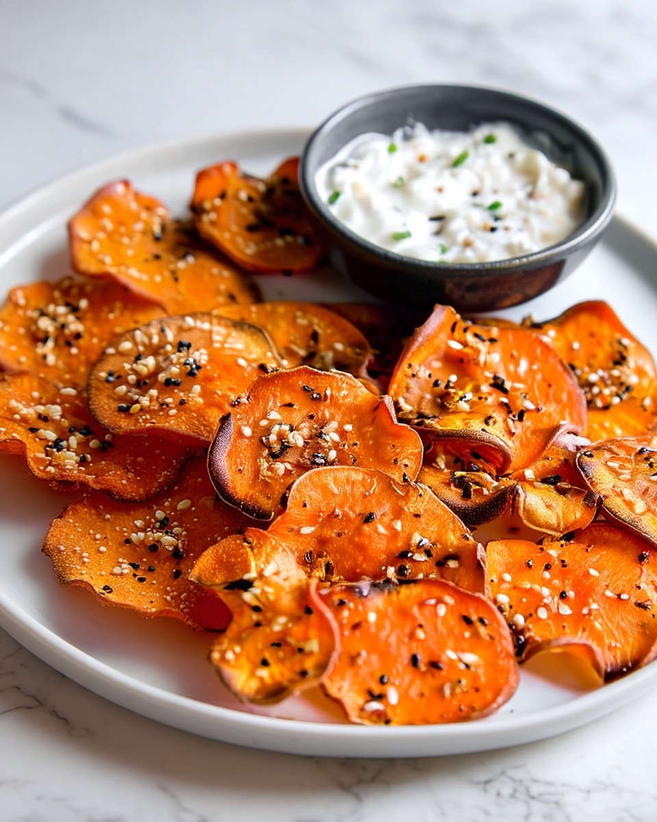 Sweet Potato Everything Bagel Chips (Healthy, Paleo) Recipe