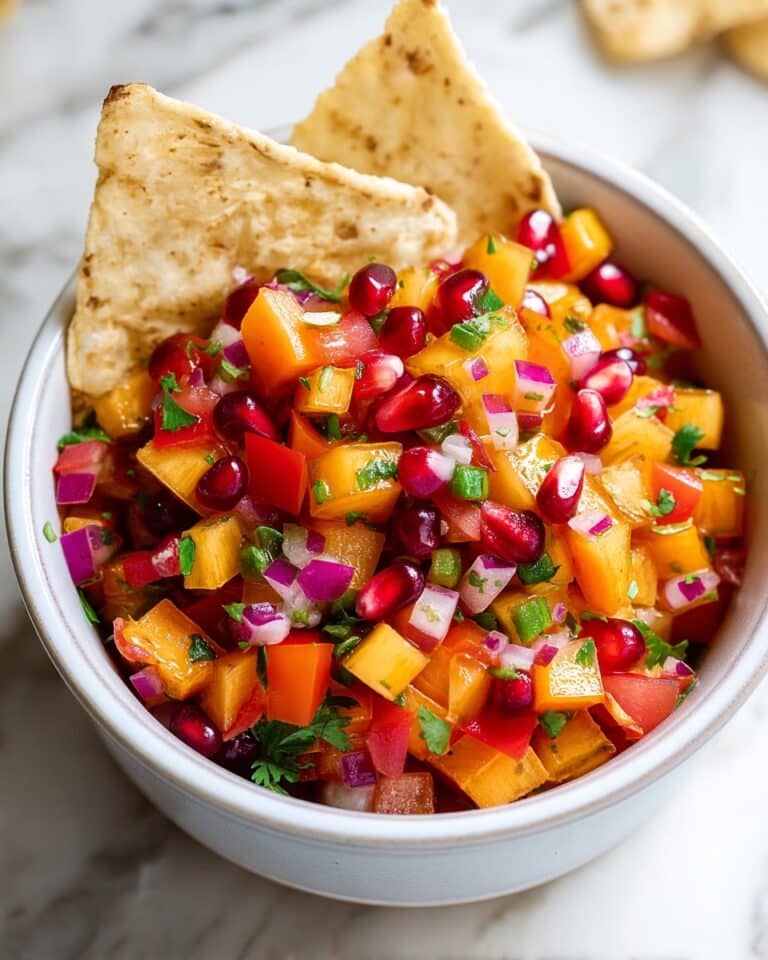 Persimmon Pomegranate Salsa Recipe