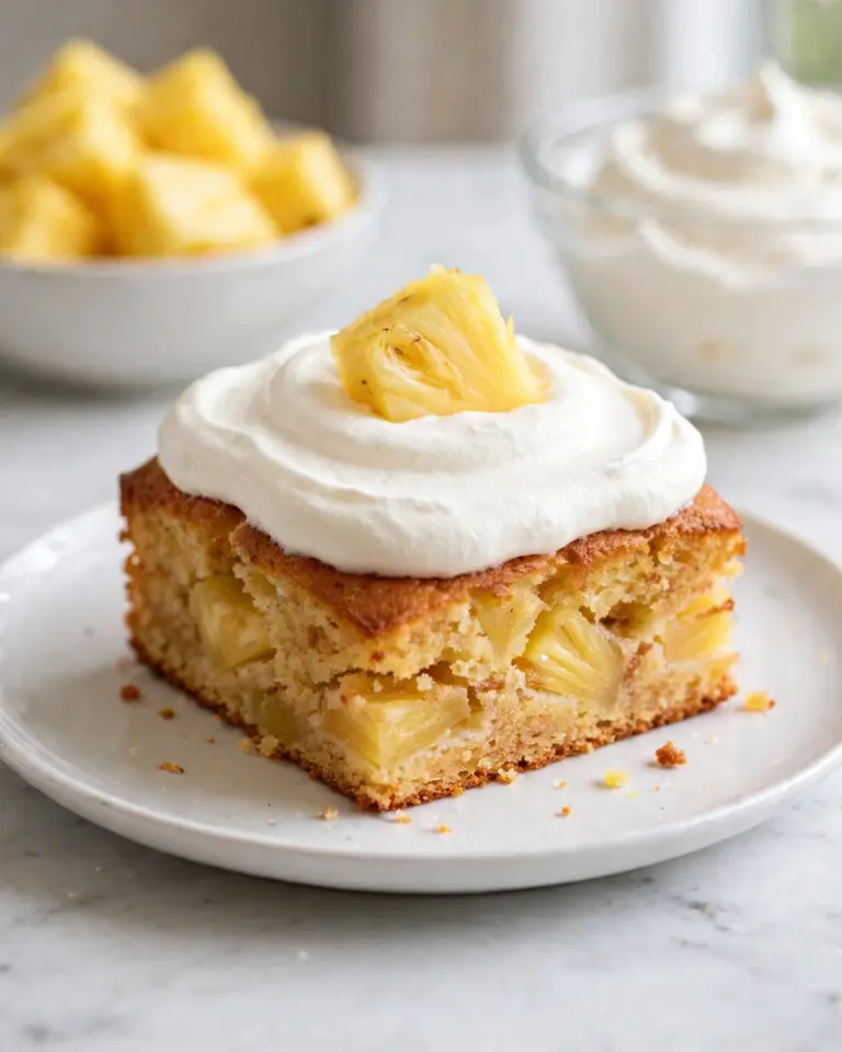 Easiest Ever Pineapple Cake (5 Ingredients) Recipe