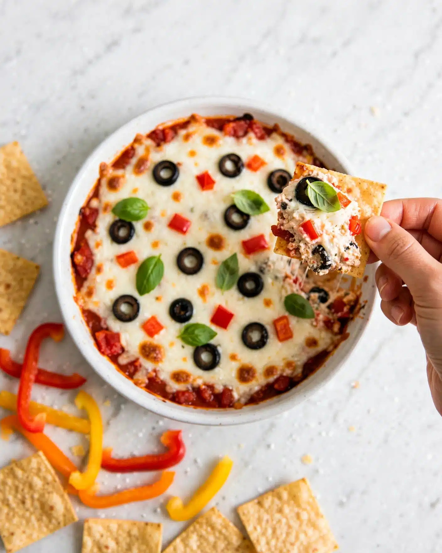 Cottage Cheese Pizza Bowl Recipe