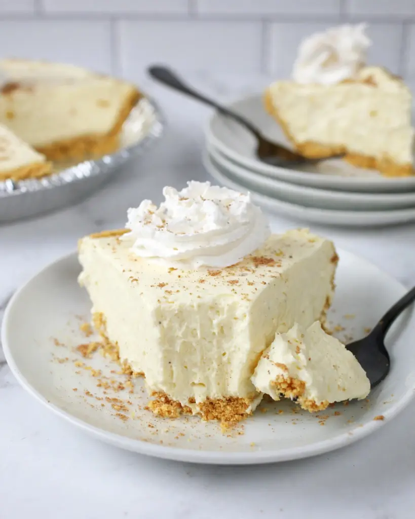 No Bake Eggnog Pie Recipe
