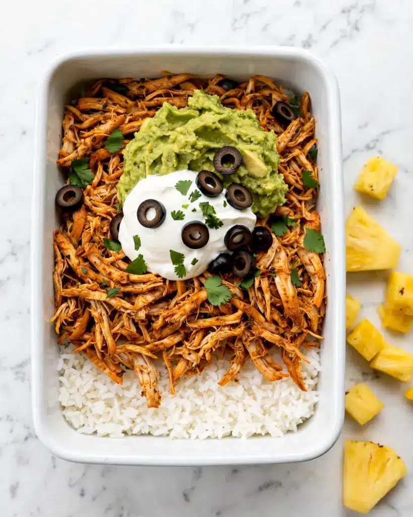 Low Carb Chicken Burrito Bowls Meal Prep Recipe