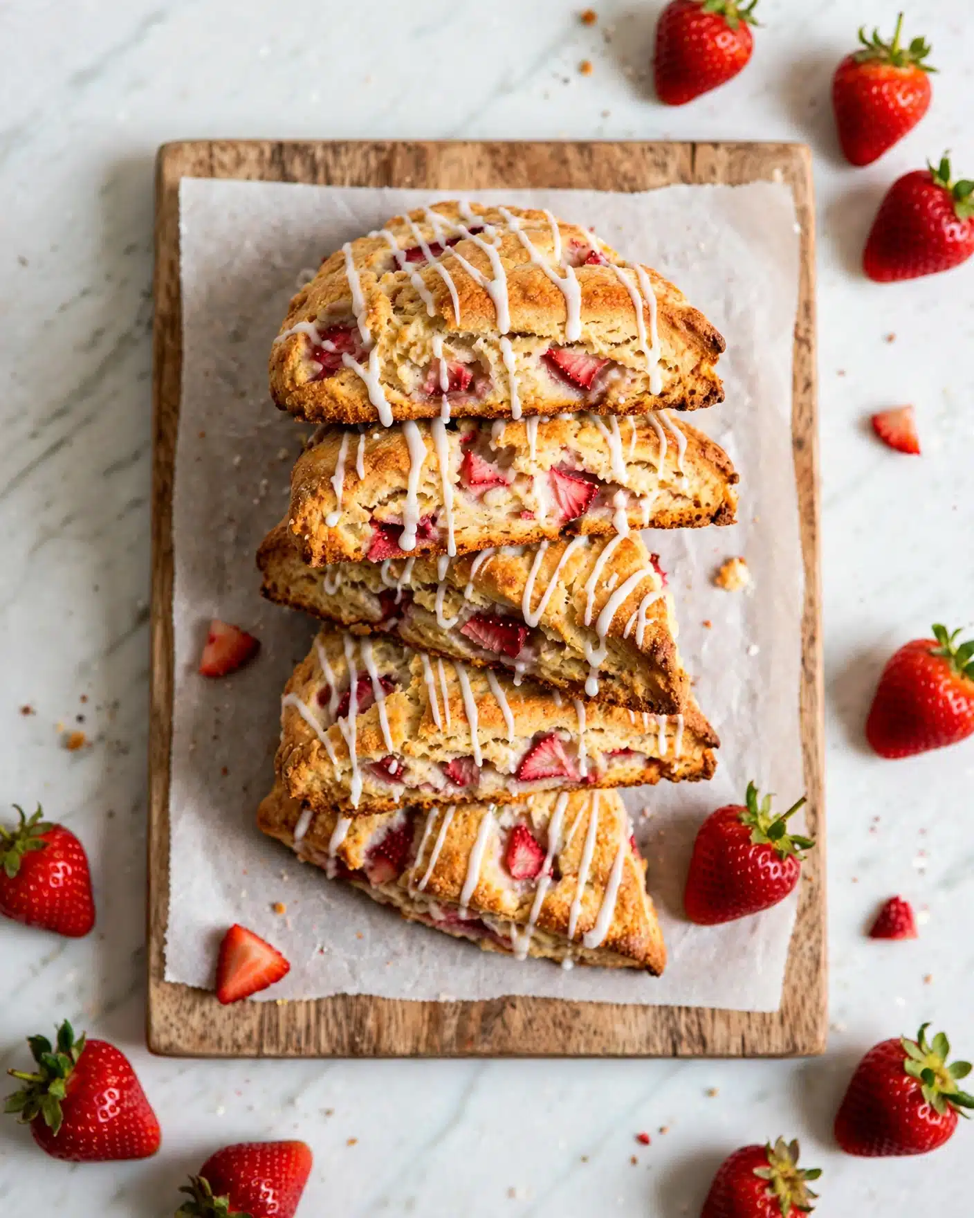 Strawberries and Cream Scones Recipe