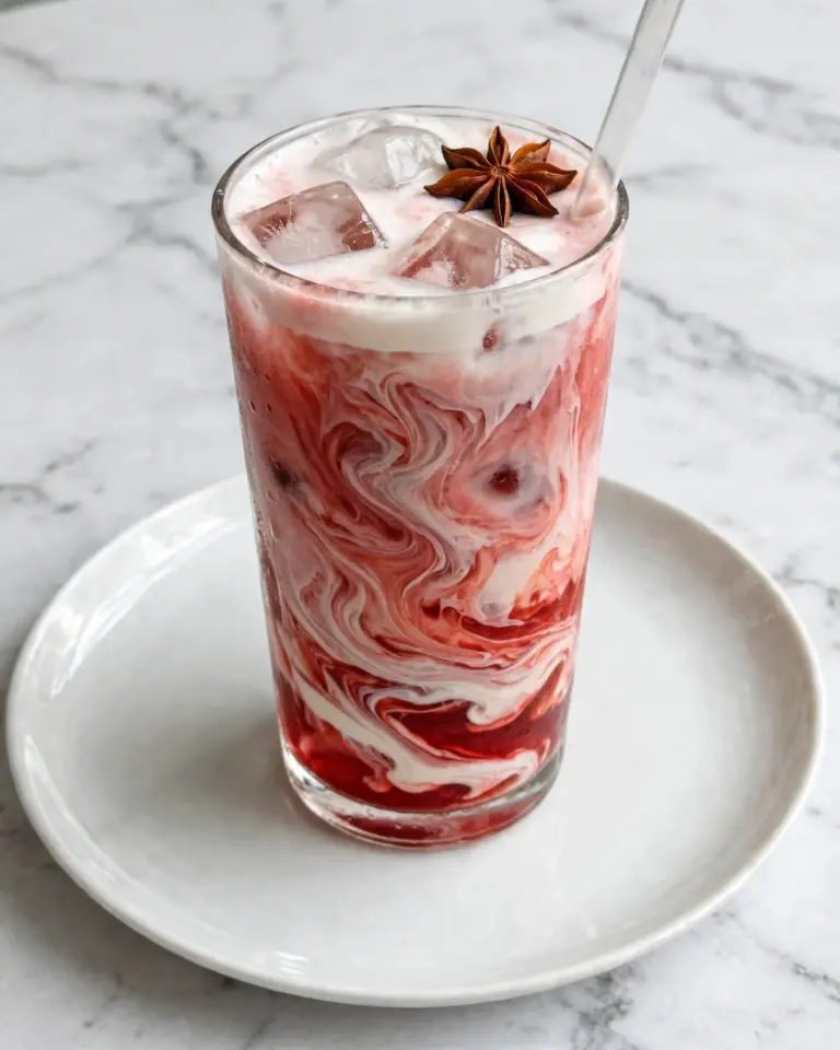 Iced Raspberry Vanilla Chai Latte Recipe