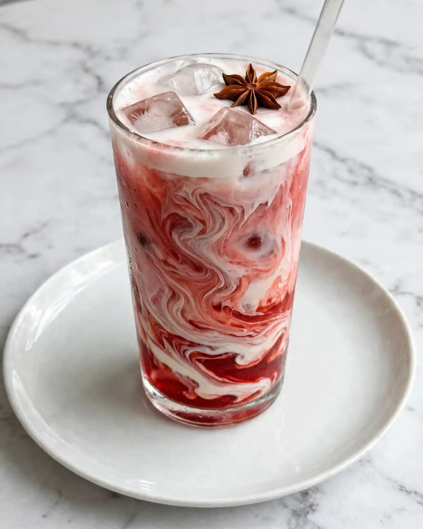 Iced Raspberry Vanilla Chai Latte Recipe