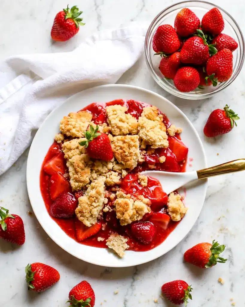 Strawberry Cheesecake Dump Cake Recipe