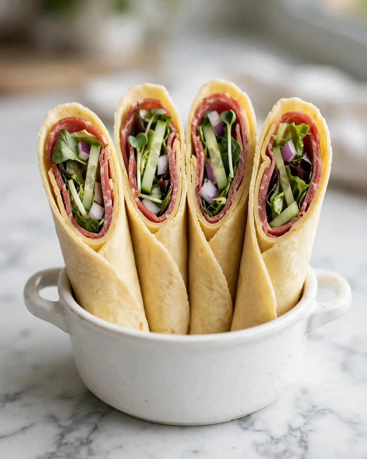 Easy Keto Salami and Italian Dressing Wraps Recipe