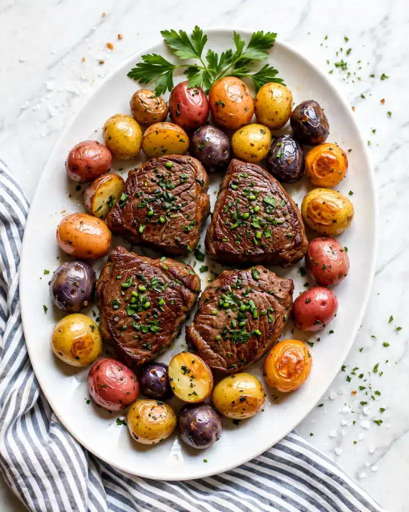 Crock Pot Steak and Potatoes Recipe