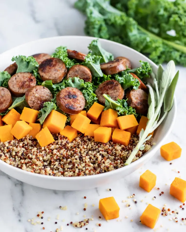 Sweet Potato and Sausage Quinoa Bowl Recipe