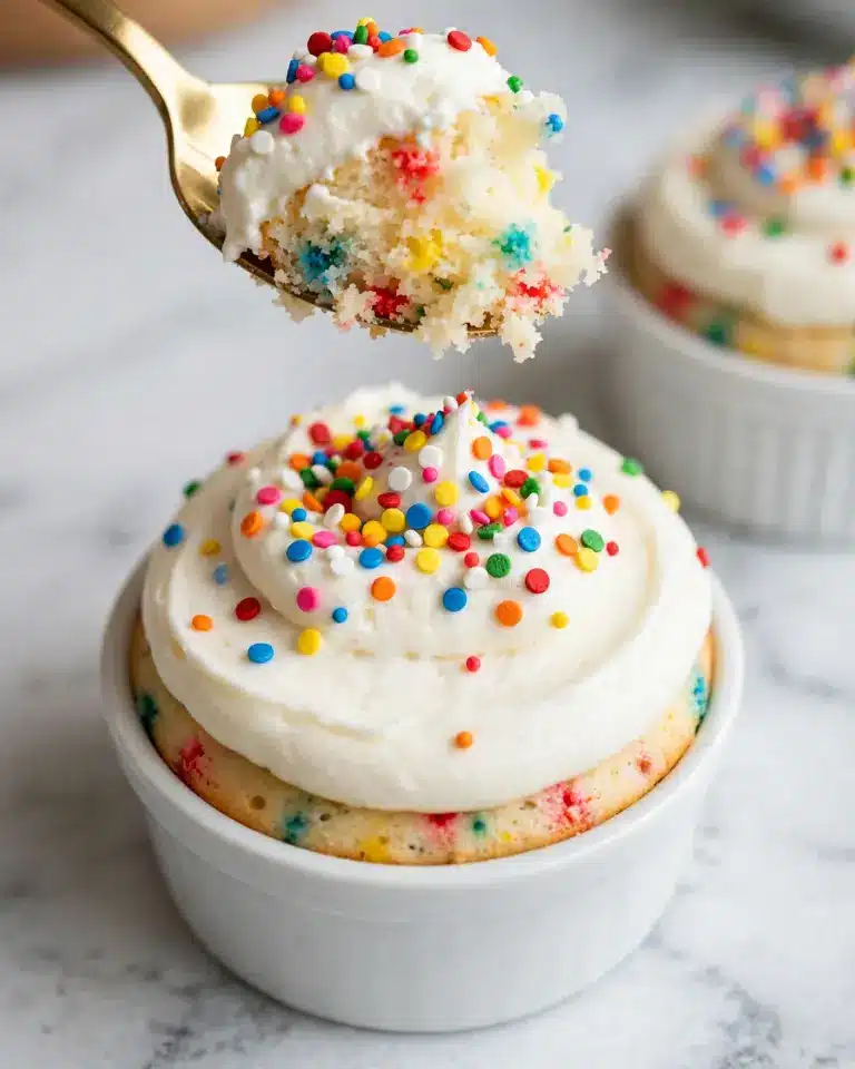 Easy Vegan Dot Cake Mug Cakes Recipe