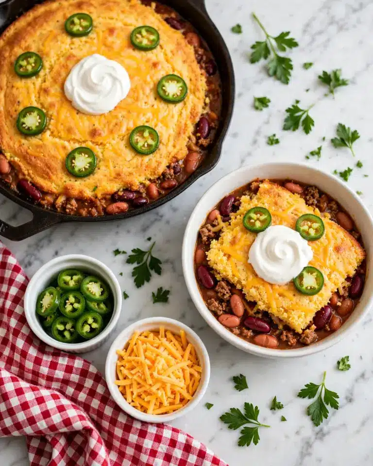 Chili Cornbread Casserole Recipe