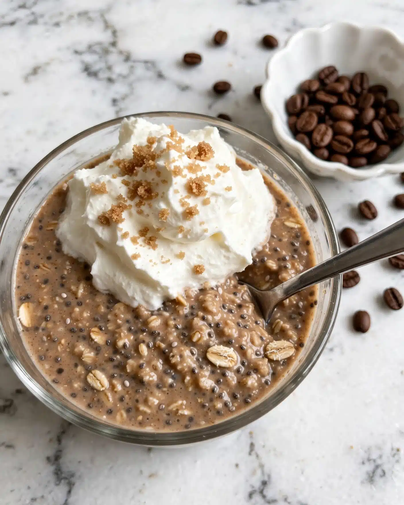 Brown Sugar Shaken Espresso Overnight Oats Recipe