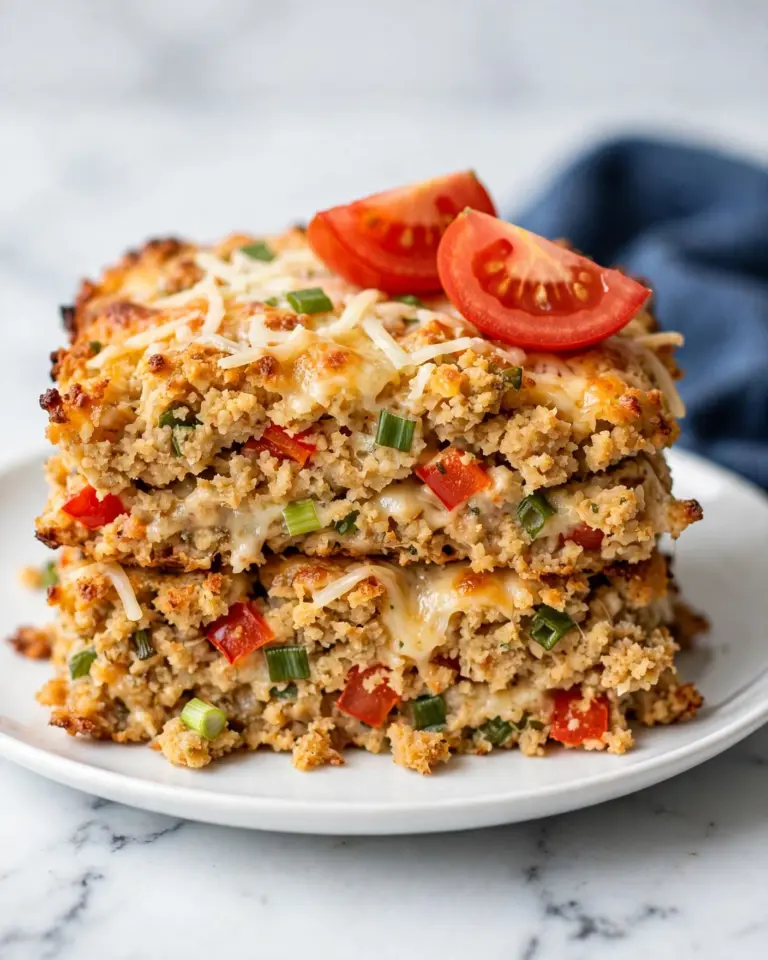 Savory Pizza Oatmeal Bake Recipe