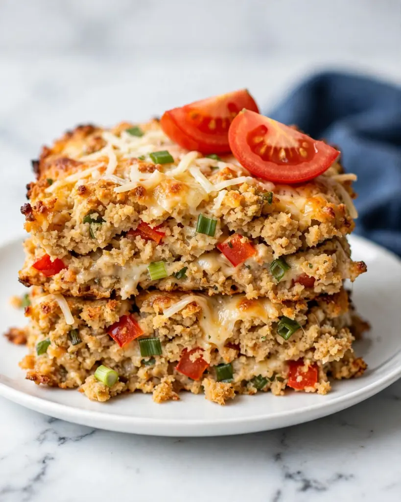 Savory Pizza Oatmeal Bake Recipe