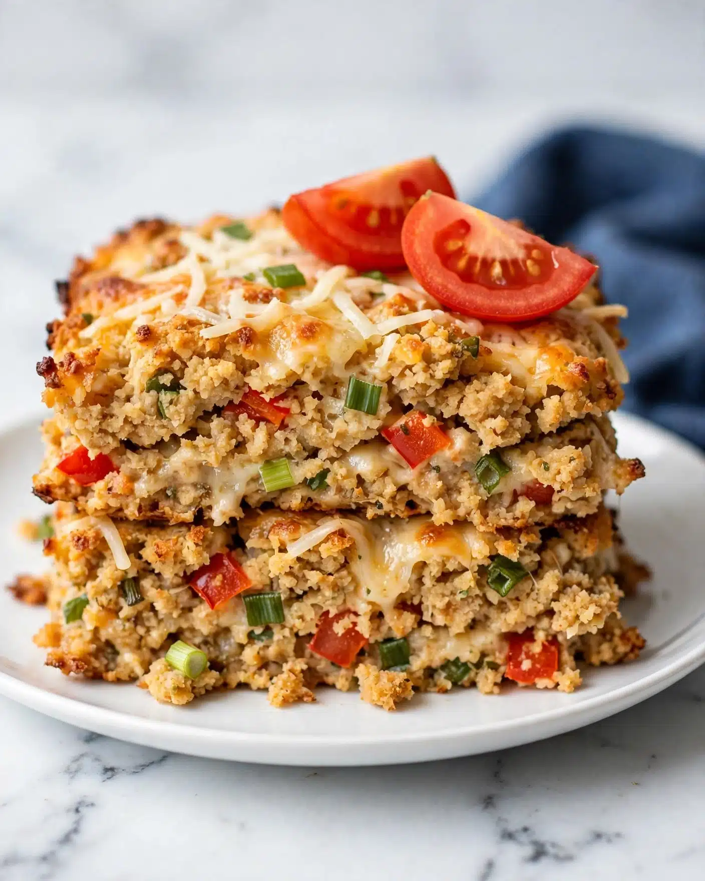 Savory Pizza Oatmeal Bake Recipe