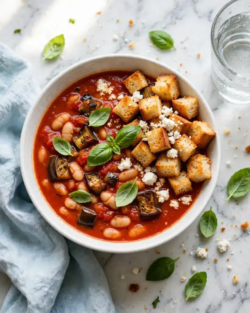Roasted Eggplant and Tomato Soup Recipe