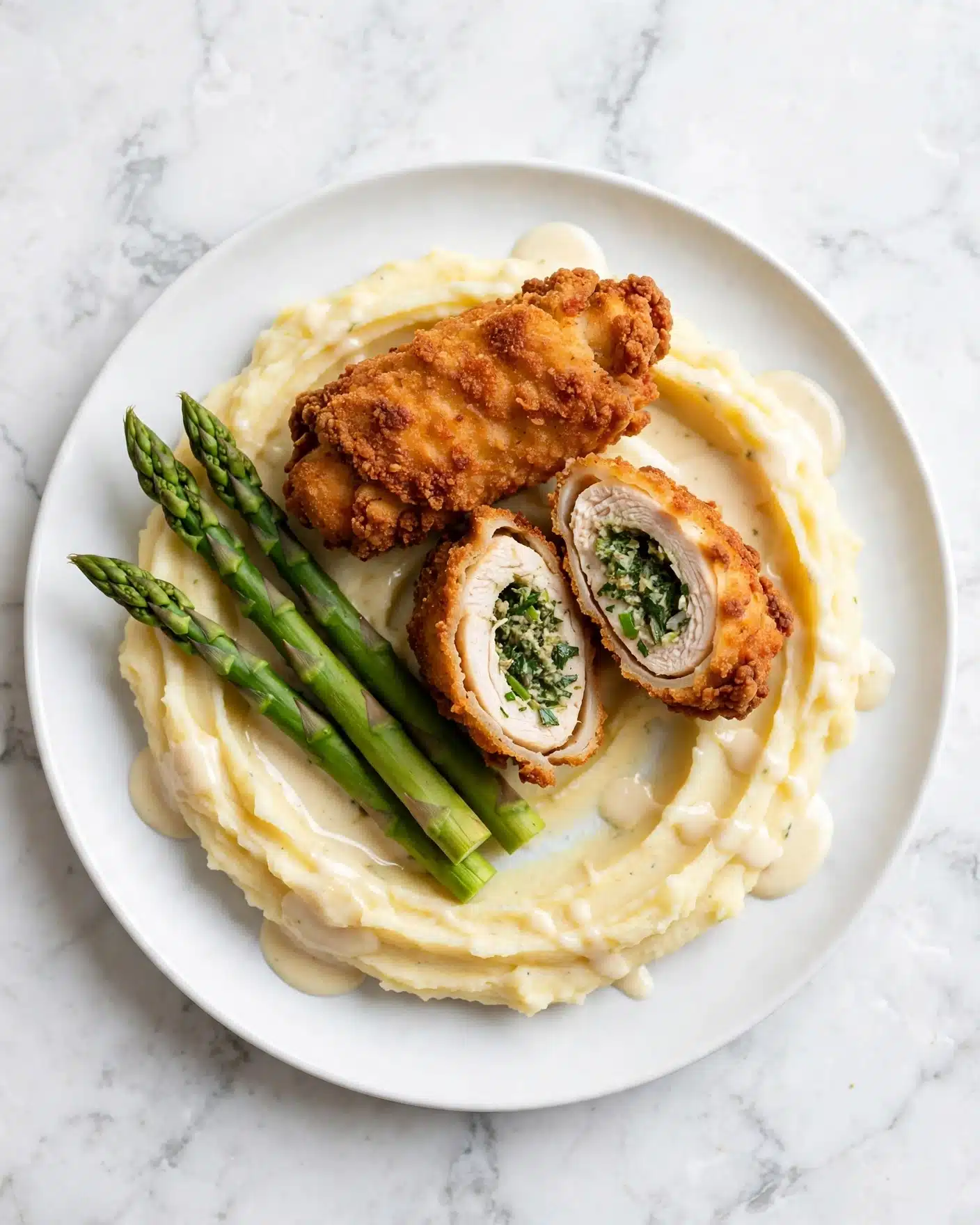 Crispy Homemade Chicken Kiev with Herb Butter Recipe