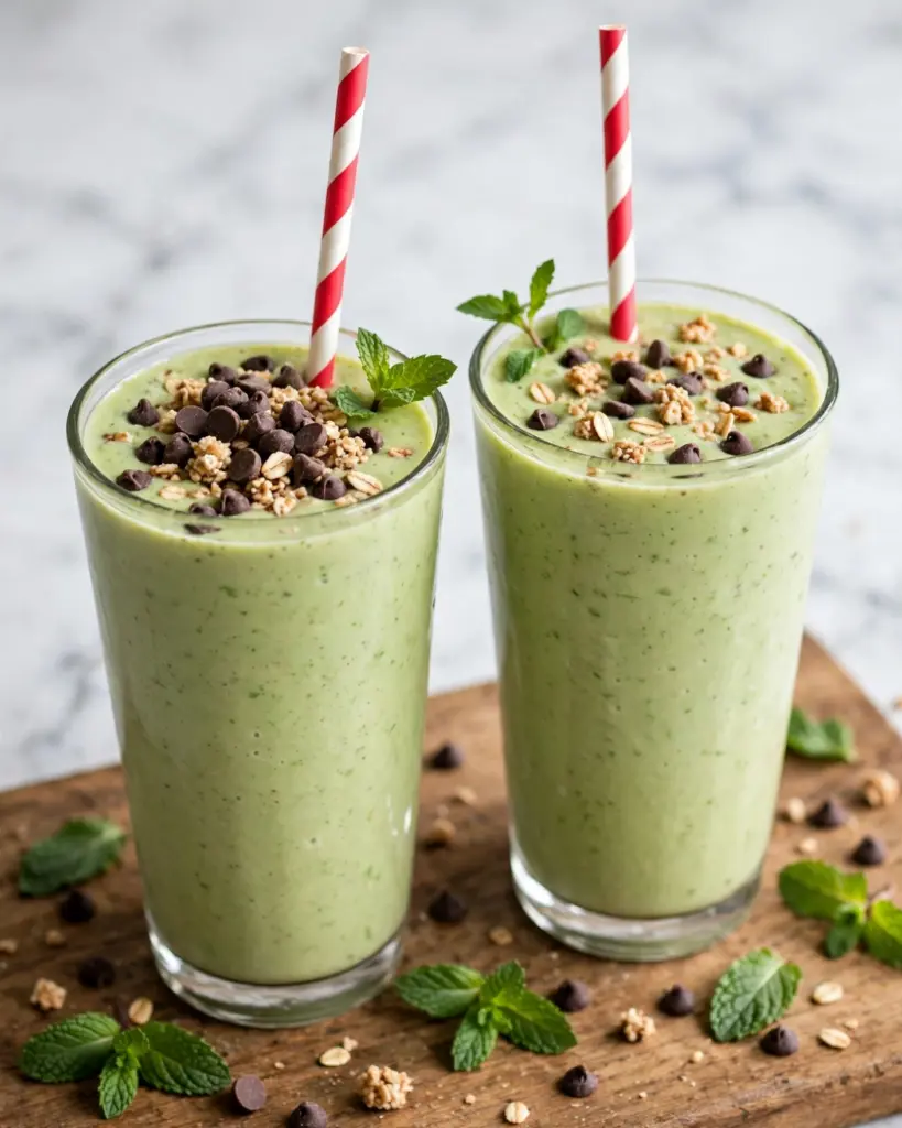 Chocolate Chip Mint Smoothie Recipe