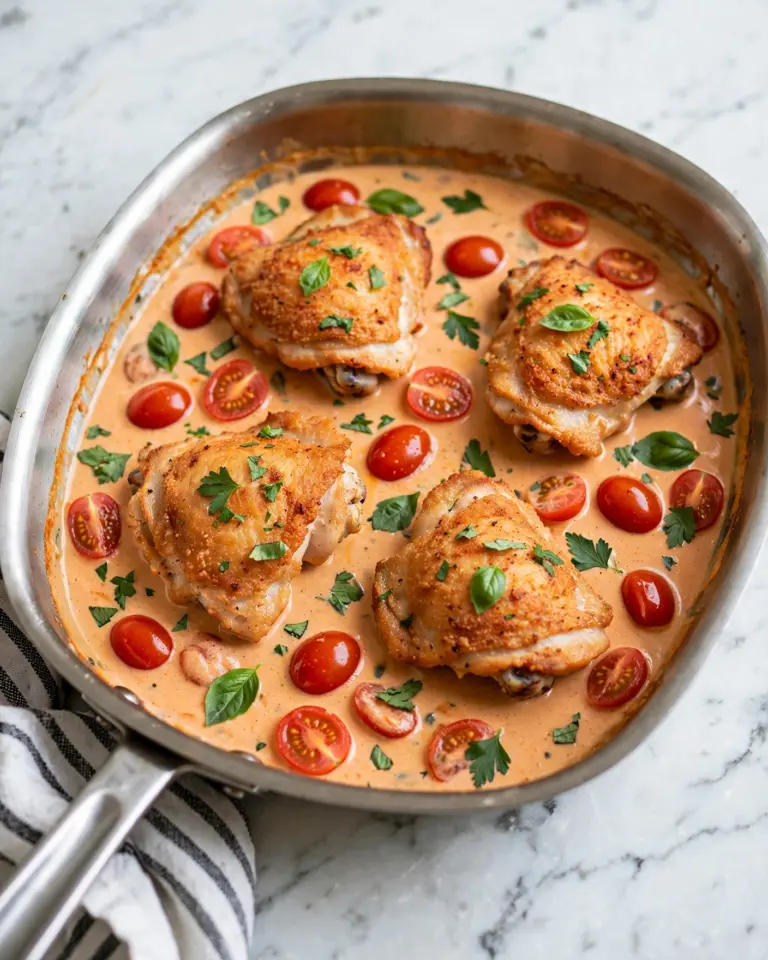 Creamy Pesto Chicken Recipe